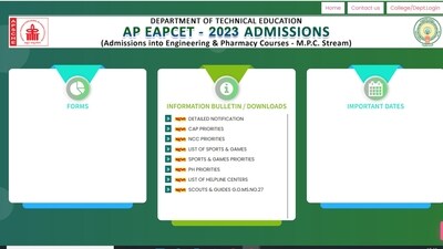 AP EAPCET 2023 admissions web counselling schedule released at eapcet-sche.aptonline.in AP EAPCET 2023 admissions web counselling schedule released at eapcet-sche.aptonline.in