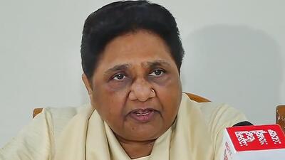Bahujan Samaj Party chief Mayawati speaks with the media on Wednesday (PTI) Bahujan Samaj Party chief Mayawati speaks with the media on Wednesday (PTI)