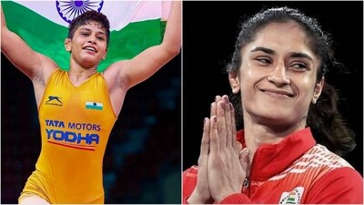 Antim Panghal has criticsed the decision to send Vinesh Phogat to Asian Games without a trial (File) Antim Panghal has criticsed the decision to send Vinesh Phogat to Asian Games without a trial (File)