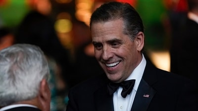 FILE - Hunter Biden talks with guests before President Joe Biden offers a toast during a State Dinner for India's Prime Minister Narendra Modi at the White House in Washington, June 22, 2023. The Republican chairmen of three key House committees are joining forces to probe the Justice Department's handling of charges against Hunter Biden after making sweeping claims about misconduct at the agency. (AP Photo/Susan Walsh) (AP) FILE - Hunter Biden talks with guests before President Joe Biden offers a toast during a State Dinner for India's Prime Minister Narendra Modi at the White House in Washington, June 22, 2023. The Republican chairmen of three key House committees are joining forces to probe the Justice Department's handling of charges against Hunter Biden after making sweeping claims about misconduct at the agency. (AP Photo/Susan Walsh) (AP)