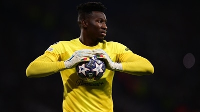 Inter Milan's Cameroonian goalkeeper #24 Andre Onana holds onto the ball during the UEFA Champions League final (AFP) Inter Milan's Cameroonian goalkeeper #24 Andre Onana holds onto the ball during the UEFA Champions League final (AFP)