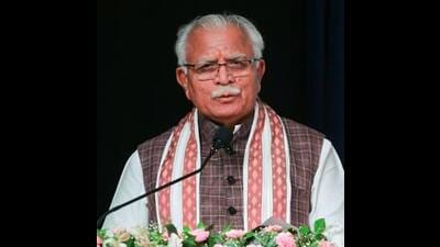Haryana chief minister Manohar Lal Khattar on Wednesday said that the state government will contribute ₹5 crore to the Himachal Pradesh chief minister’s relief fund for carrying out flood relief operations. (ANI File Photo) Haryana chief minister Manohar Lal Khattar on Wednesday said that the state government will contribute ₹5 crore to the Himachal Pradesh chief minister’s relief fund for carrying out flood relief operations. (ANI File Photo)