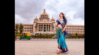 Ivana Perkovic at Vidhana Soudha Ivana Perkovic at Vidhana Soudha