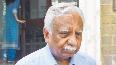 Mumbai, India - 20 Mar, 2020: Former Jet Airways Chairman Naresh Goyal alongwith wife Anita Goyal at ED office regarding Jet Airways case, in Mumbai, India, on Friday, 20 Mar, 2020. (Photo by Bhushan Koyande/HT) Mumbai, India - 20 Mar, 2020: Former Jet Airways Chairman Naresh Goyal alongwith wife Anita Goyal at ED office regarding Jet Airways case, in Mumbai, India, on Friday, 20 Mar, 2020. (Photo by Bhushan Koyande/HT)
