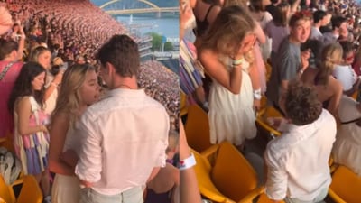 Man proposes during Taylor Swift concert, (Instagram/@Lexis Rose Hershey) Man proposes during Taylor Swift concert, (Instagram/@Lexis Rose Hershey)