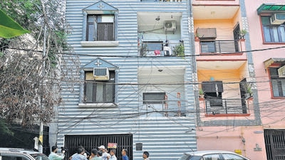 The girl was employed by a family living on the second floor of a Dwarka Sector 8 house. (Vipin Kumar/ HT Photo) The girl was employed by a family living on the second floor of a Dwarka Sector 8 house. (Vipin Kumar/ HT Photo)