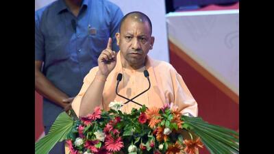 UP chief Minister Yogi Adityanath at the inauguration of various projects for students studying in schools of Basic and Secondary Education Council in session 2023–24, in Lucknow on Wednesday. (ANI Photo) UP chief Minister Yogi Adityanath at the inauguration of various projects for students studying in schools of Basic and Secondary Education Council in session 2023–24, in Lucknow on Wednesday. (ANI Photo)
