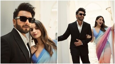 Alia Bhatt and Ranveer Singh are currently awaiting the release of their upcoming film Rocky Aur Rani Ki Prem Kahani. The actors are busy with the promotions of the film in full swing. Ali and Ranveer are traveling across the country to promote their films. On Wednesday, Alia shared a slew of pictures featuring herself and Ranveer from the promotion diaries and made us drool like anything. (Instagram/@aliaabhatt) Alia Bhatt and Ranveer Singh are currently awaiting the release of their upcoming film Rocky Aur Rani Ki Prem Kahani. The actors are busy with the promotions of the film in full swing. Ali and Ranveer are traveling across the country to promote their films. On Wednesday, Alia shared a slew of pictures featuring herself and Ranveer from the promotion diaries and made us drool like anything. (Instagram/@aliaabhatt)