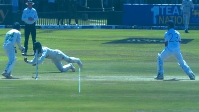 Abdullah Shafiq took an unbelievable catch to dismissal Sadeera Samarawickrama. (Twitter) Abdullah Shafiq took an unbelievable catch to dismissal Sadeera Samarawickrama. (Twitter)