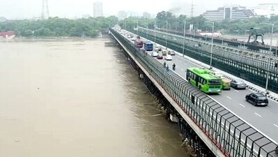 Traffic resumes at ITO as water level of Yamuna river continues to recede, in New Delhi on Tuesday. (ANI)
