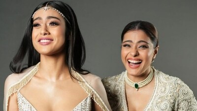 Kajol and Nysa Devgan during a photo shoot. Kajol and Nysa Devgan during a photo shoot.