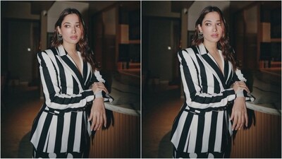 Keeping her make-up look minimal, Tamannaah got decked up in a nude eyeshadow, mascara-coated lashes, contoured cheekbones and a shade of nude lipstick. (Instagram/@tamannaahspeaks) Keeping her make-up look minimal, Tamannaah got decked up in a nude eyeshadow, mascara-coated lashes, contoured cheekbones and a shade of nude lipstick. (Instagram/@tamannaahspeaks)