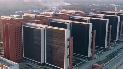 The office has a 7.1 million square feet of floor space, making it larger than the Pentagon.