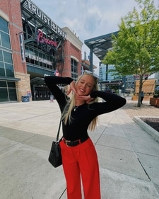 Take me out to the Braves game… : Annabelle Ham (Instagram/Annabelle Ham) Take me out to the Braves game… : Annabelle Ham (Instagram/Annabelle Ham)