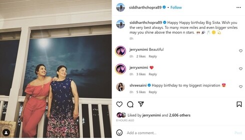 Siddharth Chopra's post for Priyanka Chopra. Siddharth Chopra's post for Priyanka Chopra.