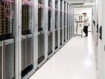 A view of Condor Galaxy supercomputing systems for artificial intelligence work made by Cerebras Systems, in Santa Clara, California, U.S., in this undated handout photo received on July 19.