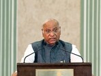 Congress president Mallikarjun Kharge. Congress president Mallikarjun Kharge.