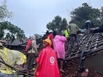 Search and rescue operation underway after a landslide at Irshalwadi village in Raigad district, Thursday, 