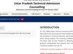 UP BTech 2023 Counselling schedule released at uptac.admissions.nic.in