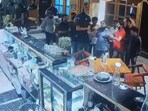 CCTV footage from Jaipur hotel showing Harshdeep Khachariyawas in the hotel premises.