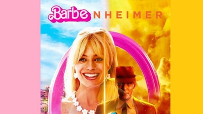 'Barbenheimer' is a term that describes the theatrical release of Barbie and Oppenheimer. (Twitter/@IBJIYONGI) 'Barbenheimer' is a term that describes the theatrical release of Barbie and Oppenheimer. (Twitter/@IBJIYONGI)
