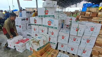 Cartons of unsold apples lying at the Dhalli mandi in Shimla, Himachal. (HT Photo) Cartons of unsold apples lying at the Dhalli mandi in Shimla, Himachal. (HT Photo)
