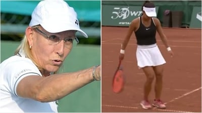 Martina Navratilova wasn't too pleased with Amarissa Toth's act (File/Twitter) Martina Navratilova wasn't too pleased with Amarissa Toth's act (File/Twitter)
