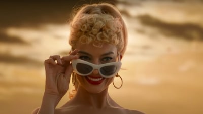 Margot Robbie as Barbie in Greta Gerwig's film