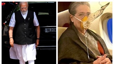 PM Modi asked Sonia Gandhi about her health in Parliament on Thursday, the first day of the Monsoon Session.