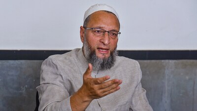 All India Majlis-E-Ittehadul Muslimeen (AIMIM) chief Asaduddin Owaisi addresses a press conference, in Hyderabad. (PTI) All India Majlis-E-Ittehadul Muslimeen (AIMIM) chief Asaduddin Owaisi addresses a press conference, in Hyderabad. (PTI)