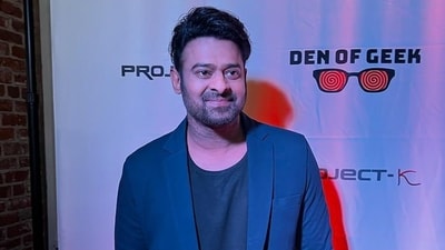Prabhas spotted at US bash ahead o Project K launch. Prabhas spotted at US bash ahead o Project K launch.