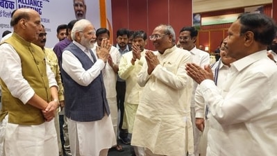 The dominance of the BJP has ensured that there is space for only two nodes in Indian politics. (HT Photo) The dominance of the BJP has ensured that there is space for only two nodes in Indian politics. (HT Photo)