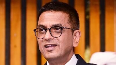 Srinagar: Chief Justice of India DY Chandrachud addresses during the 19th All India Legal Services Authorities' Meet, in Srinagar, Friday, June 30, 2023. (PTI Photo) (PTI06_30_2023_000363A) (PTI) Srinagar: Chief Justice of India DY Chandrachud addresses during the 19th All India Legal Services Authorities' Meet, in Srinagar, Friday, June 30, 2023. (PTI Photo) (PTI06_30_2023_000363A) (PTI)