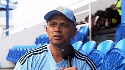Rahul Dravid talks to reporters ahead of 2nd Test against West Indies (BCCI) Rahul Dravid talks to reporters ahead of 2nd Test against West Indies (BCCI)