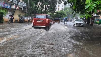 In a map released on Wednesday, the IMD painted the whole state a dark blue, indicating widespread rain on Sunday, till 8:30am on Monday. (Praful Gangurde /HT Photo) In a map released on Wednesday, the IMD painted the whole state a dark blue, indicating widespread rain on Sunday, till 8:30am on Monday. (Praful Gangurde /HT Photo)