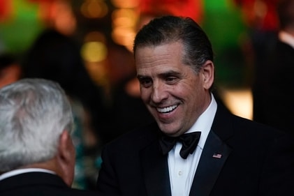FILE - Hunter Biden talks with guests before President Joe Biden offers a toast during a State Dinner for India's Prime Minister Narendra Modi at the White House in Washington, June 22, 2023. The Republican chairmen of three key House committees are joining forces to probe the Justice Department's handling of charges against Hunter Biden after making sweeping claims about misconduct at the agency. (AP Photo/Susan Walsh) (AP) FILE - Hunter Biden talks with guests before President Joe Biden offers a toast during a State Dinner for India's Prime Minister Narendra Modi at the White House in Washington, June 22, 2023. The Republican chairmen of three key House committees are joining forces to probe the Justice Department's handling of charges against Hunter Biden after making sweeping claims about misconduct at the agency. (AP Photo/Susan Walsh) (AP)
