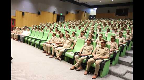 According to officials, over 150,000 people will attend the event, making security and crowd management a top priority for the authorities (HT Photo)