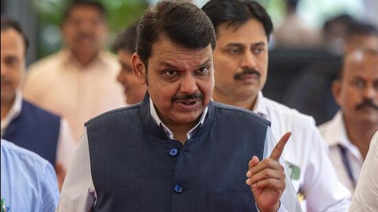 Maharashtra deputy chief minister Devendra Fadnavis. (Hindustan Times)