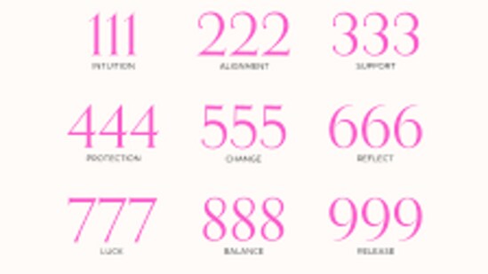 In sequences ranging from 000 to 999, each of these has a different energy and meaning. 