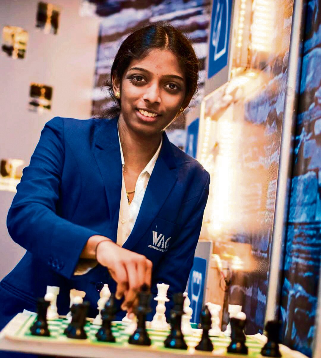 RVaishali is pursuing BCom (Hons), and also practising her endgame positions. RVaishali is pursuing BCom (Hons), and also practising her endgame positions.