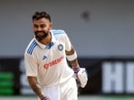 Virat Kohli scored his 76th international century and powered India to a score of 438 on Day 2 of the second Test against the West Indies.&nbsp;(BCCI Twitter)