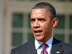 Barack Obama: Former US president Barack Obama is seen. Barack Obama: Former US president Barack Obama is seen.