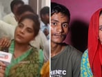 The image shows Pakistani national Seema Haider, her Indian partner Sachin Meena and their neighbour. 