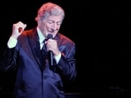Tony Bennett performs at The Pearl concert theater at the Palms Casino Resort July 24, 2011 in Las Vegas, Nevada (Photo by Ethan Miller / GETTY IMAGES NORTH AMERICA / AFP)