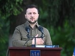 Ukraine's president Volodymyr Zelensky