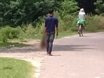 Riyaz was spotted roaming on the road with his sister's severed head.