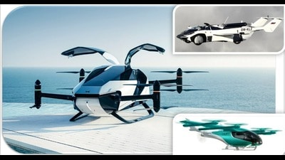 (Clockwise) The XPeng X2, Klein Vision AirCar and Embraer’s Eve are in various stages of development by companies based in China, Slovakia and Brazil. An estimated 250 companies worldwide are currently working on flying-car prototypes. (Clockwise) The XPeng X2, Klein Vision AirCar and Embraer’s Eve are in various stages of development by companies based in China, Slovakia and Brazil. An estimated 250 companies worldwide are currently working on flying-car prototypes.