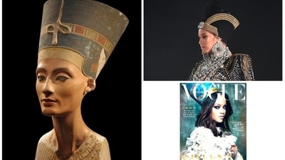 An exhibition in a Dutch museum that depicts black American singers, entertainers, and artists like Beyonce and Rihanna as the pharaohs of ancient Egypt has sparked a cultural conflict. (Wikimedia Commons/Twitter) An exhibition in a Dutch museum that depicts black American singers, entertainers, and artists like Beyonce and Rihanna as the pharaohs of ancient Egypt has sparked a cultural conflict. (Wikimedia Commons/Twitter)