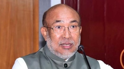 Manipur chief minister N Biren Singh (ANI) Manipur chief minister N Biren Singh (ANI)