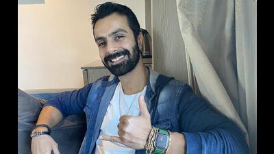 Ashmit Patel on his recent visit to Lucknow where he will he shooting his next film. (Deep Saxena/HT)